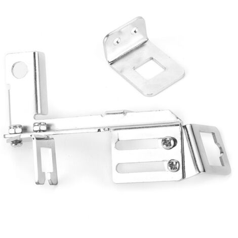 Support de câble d'accélérateur chromé, 2 pièces, adapté pour Chevy SBC BBC Holley.