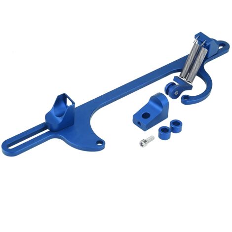 Support de câble d'accélérateur en aluminium billette bleu pour carburateurs Holley série 4150 et 4160