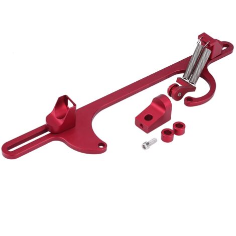Support de câble d'accélérateur en aluminium rouge pour carburateurs Holley série 4150 et 4160