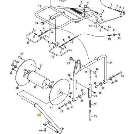 SUPPORT DE CÂBLE ORIGINAL STIGA - 1126-8082-01