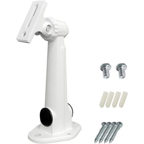 Support De Caméra De Sécurité, Fixation Réglable De La Caméra, Support De Caméra, Support De Support De Caméra Universel à 360 ° pour Système De Surveillance à Domicile, Caméra, Projecteur (Blanc)