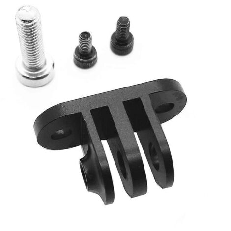 Support de caméra pour guidon de vélo, compatible avec les chronomètres (noir)