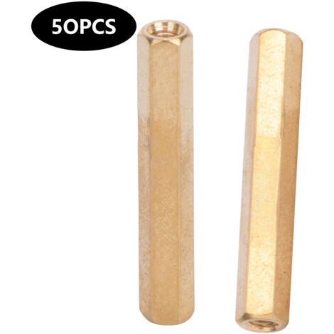 Support de carte mère en laiton avec écrous hexagonaux M3
Accessoires d'accouplement M3, tailles 5-20mm, 50 à 500 pièces
Support M3x35 pour montage de carte mère en laiton