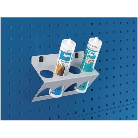 Support de cartouches avec 4 emplacements B225xD50mm pour plaque perforée