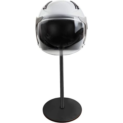 Support De Casque De Moto, Titulaire De Casque en Aluminium Rotation De 180 ° Support D'Affichage De Casque De Moto Accessoires pour Les Chapeaux Et Les Perruques-Devenirriche