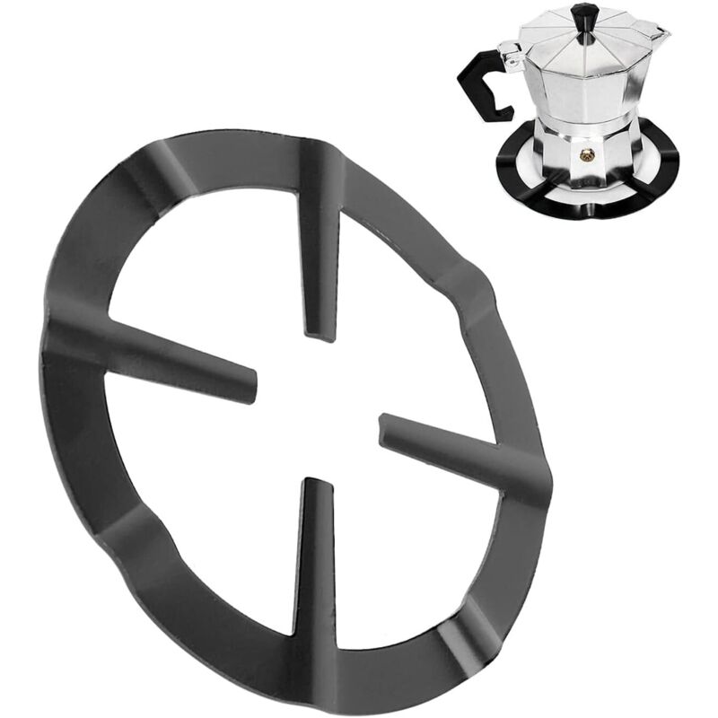 Support de Casserole Moka, Support Pot À Moka Acier Inoxydable pour Cuisinière Gaz Rond Métal Réducteur D'anneau de Gaz Cafetière Réducteur Étagère Support de Casserole Moka, Support Pot À Moka Acier Inoxydable pour Cuisinière Gaz Rond Métal Réducteur D'anneau de Gaz Cafetière Réducteur Étagère