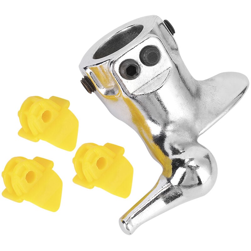 Jeffergarden - Support de changeur de pneus en acier pour moto et voiture, 30mm, accessoire de tête de canard démontable avec 3 tampons en caoutchouc