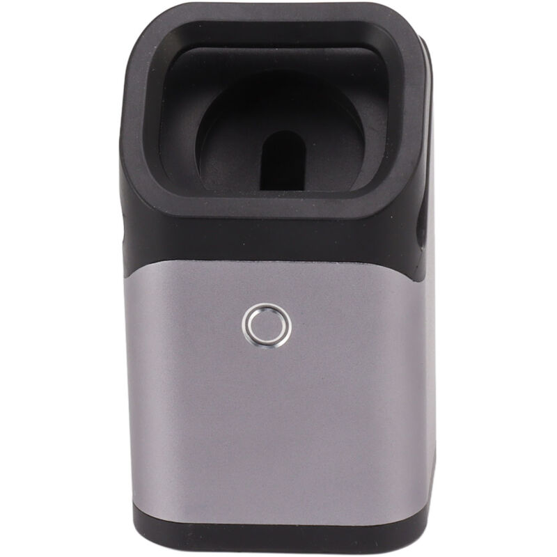 Support de charge pour montre Apple, support de recharge portable en alliage d'aluminium noir pour Apple Watch
