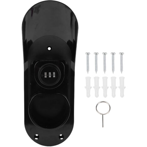 Support de Chargeur de Voiture électrique avec Serrure à Combinaison pour Connecteur de Type 2, Solution de Suspension de Câble de Charge Soignée, Idéale pour la Maison/Garage