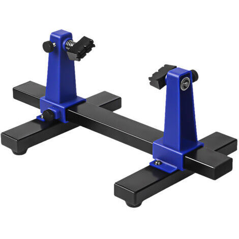Support de circuit imprimé réglable en 2 pièces, pince de fixation, cadre de support de circuit imprimé rotatif à 360°, outil de réparation pour le serrage, le dessoudage et le soudage de circuits imp
