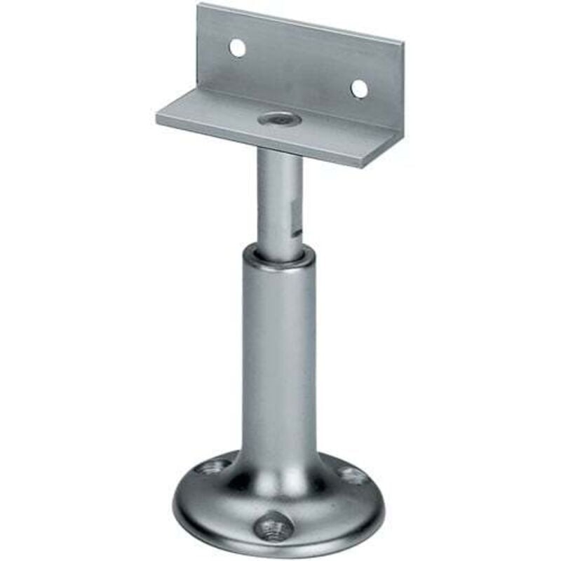 Deni - Support de cloison l.60mm H.100-120mm Alu.F1/naturel hauteur variable - 5247 0120 01