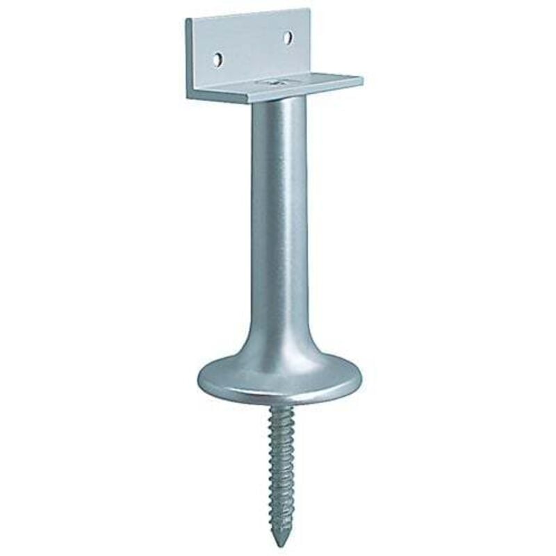 Deni - Support de cloison l.60mm H.150mm Alu.F1/naturf - 5266 0000 01