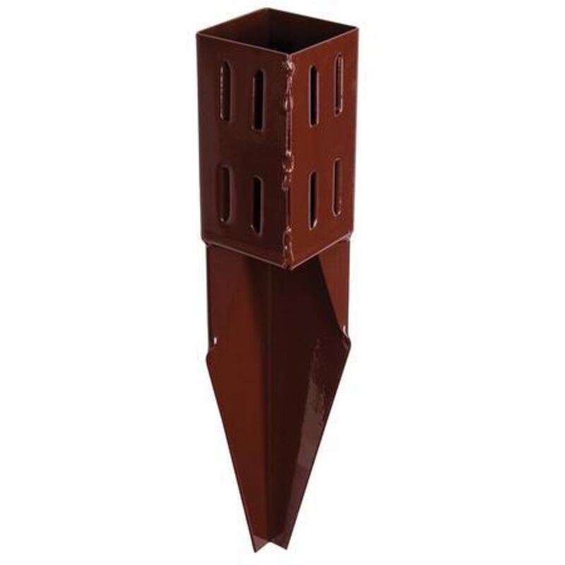 Fixman - support de cloture à planter 75 x 75 mm 657188