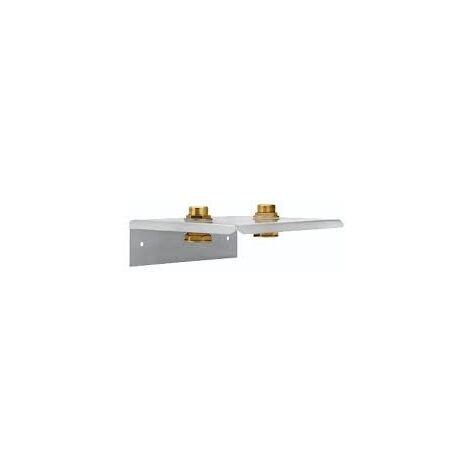 Support de compteur de gaz g-4 en acier inoxydable avec raccord 7/8 Dimensions : 110 mm
