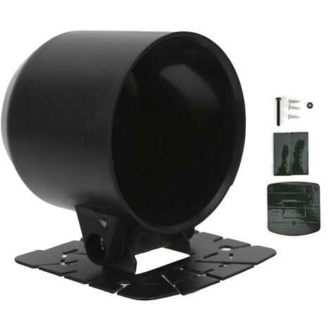 Support de compteur de vitesse, support de jauge unique robuste, noir universel pour voiture camion moto