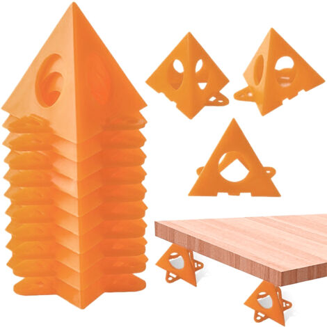 Support de cône en plastique ABS, 10 pièces, peinture pyramide montante pour portes d'armoires et meubles