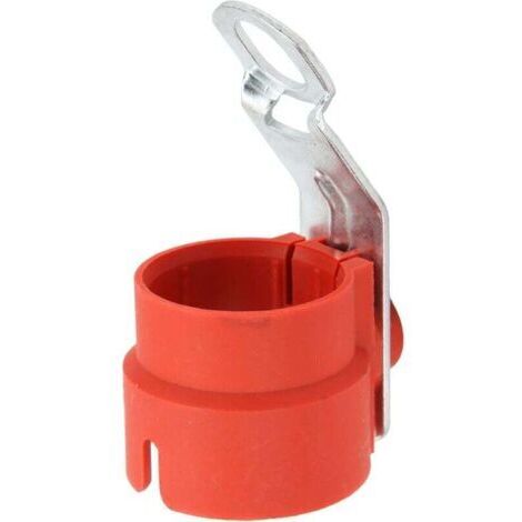 Support de Connecteur de Remorque, Support de Prise de Remorque Accessoire Rigide de Protection Universel Résistant aux Intempéries pour Connecteur (Rouge)