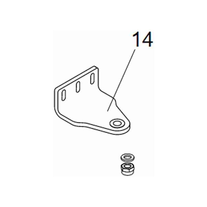 Support de montage avant 413 Faac 722809 Pièce de rechange d'origine Automatisme Garantie