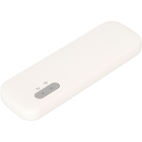 Support de connexion de 10 périphériques WiFi USB 4G Routeur portable Hotspot WiFi mobile avec emplacement de carte micro SIM pour téléphone blanc