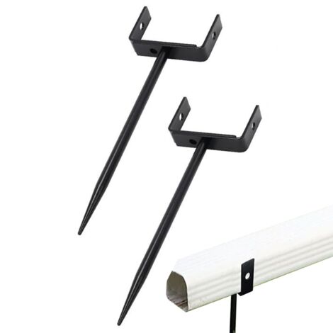 Support De Coupe Des Eaux De Pluie - Extension De Gouttière, Support De Drainage  Supports De Support Réglables En 2 Pièces Pour La Prévention Et Le Contrôle Des Inondations, Stabilisateur Résistant