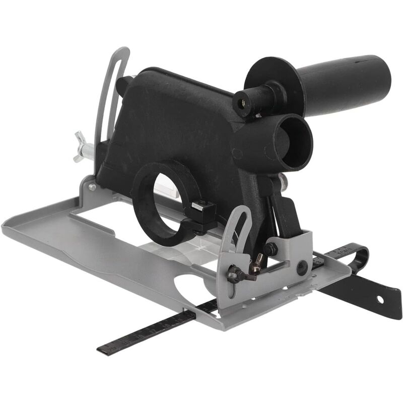 Support de coupe pour meuleuse d'angle Couvercle anti-poussière fixe pour collecteur de poussière Support de modification de coupe sans poussière