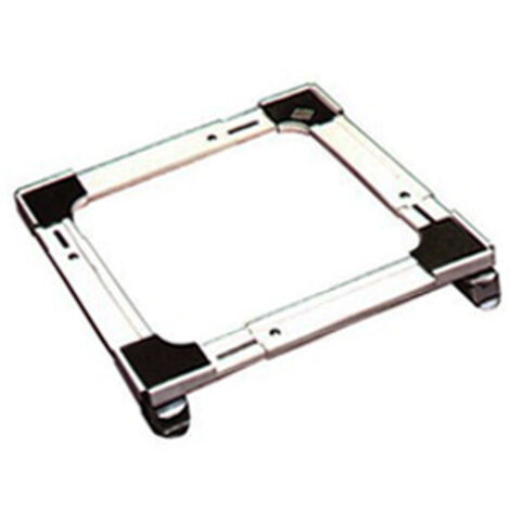 Support de cuisine extensible 425x425 mm à 570x570 mm – Charge maximale 150 kg – Matériau époxy blanc – Conception sans frein – Vicris