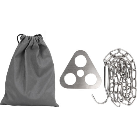 Support de cuisson en acier inoxydable pour feu de camp, trépied avec crochet pour marmite, équipement de camping et pique-nique
