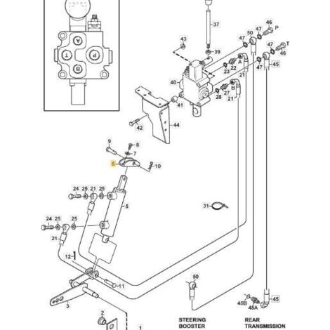 SUPPORT DE CYLINDRE ORIGINAL STIGA - 1134-4815-01