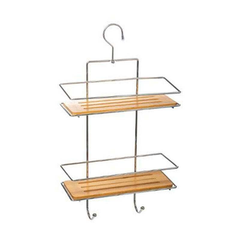 Five Simply Smart - Support de Douche 2 Étagères 'Venterra' 45cm Naturel