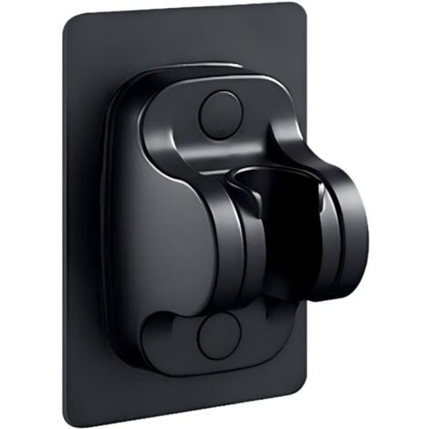 Support de Douche à Main sans Perçage,Support de Pommeau de Douche Mural avec à Angle Réglable,Imperméable,Adhésif Puissant,Universel Support de Douche pour Salle de Bains(Noir )