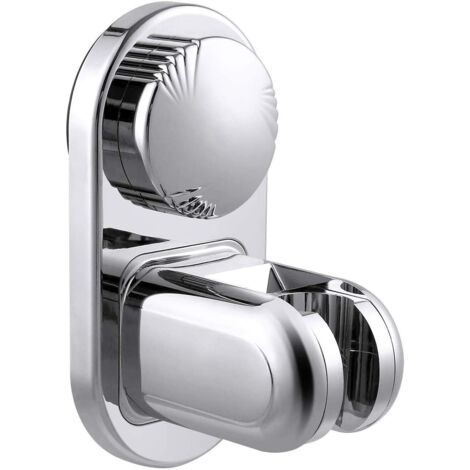 Support de douche à ventouse, forte aspiration, 5 angles réglables