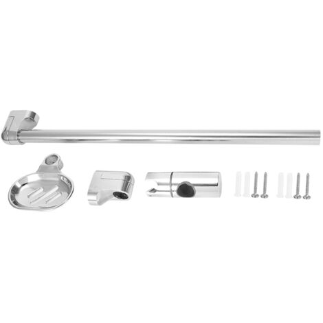 Support de douche avec poignée de levage en acier inoxydable avec porte-savon G1/2-AquaForge