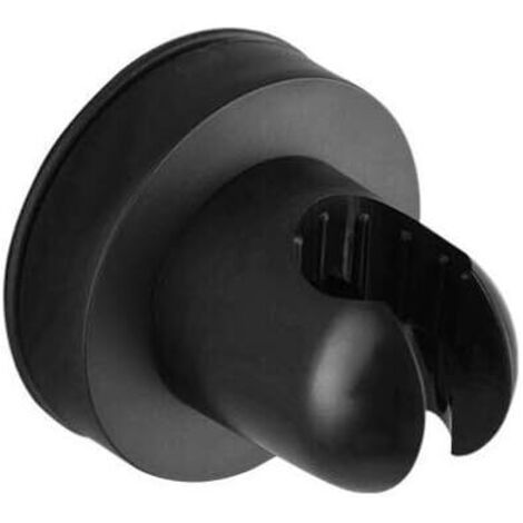 Support de douche chromé de rechange, support de pommeau de douche chromé réglable à 360°, support mural de douche amovible, ventouse réglable, fixation murale chromée pour