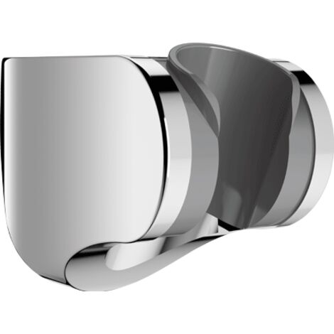 Support de douche Delabie, montage mural, chromé, pivotant