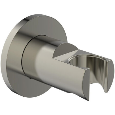 Support de douche IDS IDEALRAIN rond argenté storm