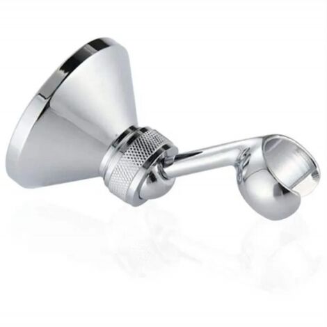 Support de Douche - Mural - Orientable 360° - Cuivre - Finition Chromée