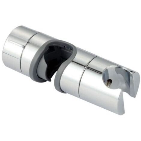 Support de douche pour tringle de douche réglable 18-25 mm ABS Argent