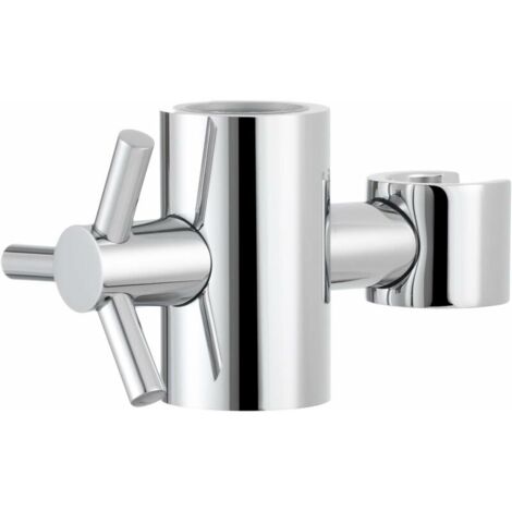 Support de douche réglable Support de douche à main en laiton pour barre de douche 25 mm Chrome