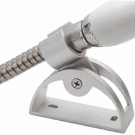 Support de douche rotatif en aluminium pour salle de bain, support de pommeau de douche solide à installer soi-même.