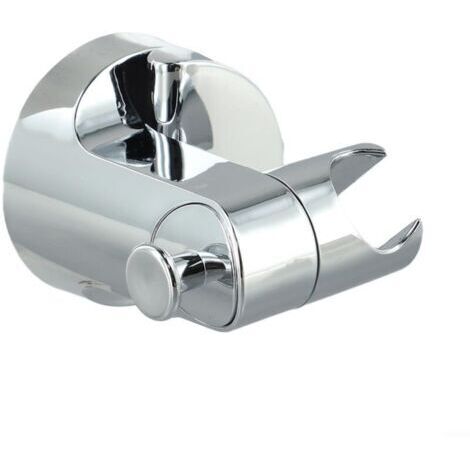 Support de Douche Ventouse,Support Pommeau de Douche Sans Percage,Angle Réglable Argent