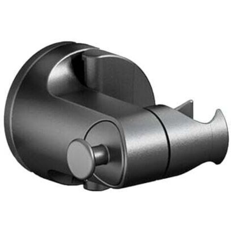 Support de Douche Ventouse,Support Pommeau de Douche Sans Percage,Porte Pommeau de Douche Ventouse,Angle Réglable Noir