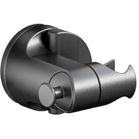 Support de Douche Ventouse,Support Pommeau de Douche Sans Percage,Porte Pommeau de Douche Ventouse,Angle Réglable Support en acier inoxydable 304 noir YMYNY