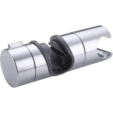 Support de douchette 18-25mm support de pommeau de douche support de douche réglable support de douche pour douchette salle de bain rotatif à 360° plastique ABS de qualité chrome poli,