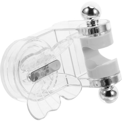 Support De Douchette à Main Avec Ventouse Porte Transparent Pour Salle De Bain