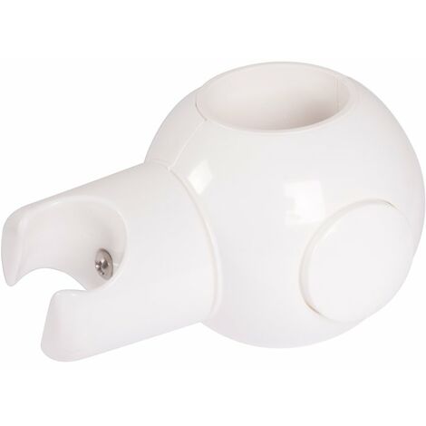 Support de douchette - coulissant blanc - Pellet ASC