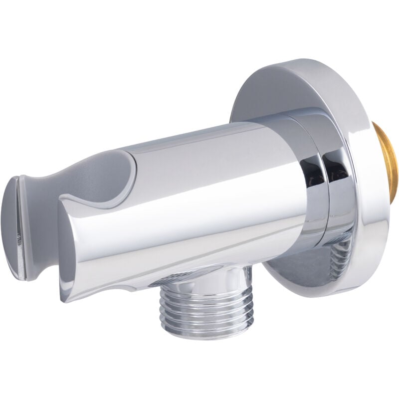 Support de douchette mural à encastrer Eurosanit Chromé