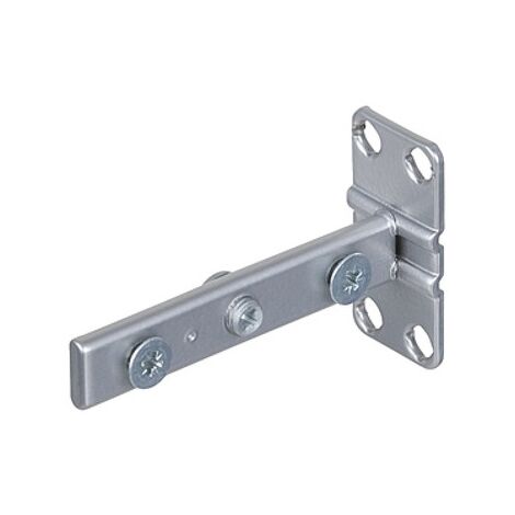 Support de façade 90° - finition : alu - HAFELE