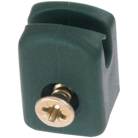 Support de fil de tension en plastique vert avec vis