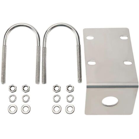 Support de fixation d'antenne en acier inoxydable avec boulons en U --