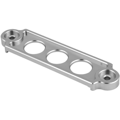 Support de fixation de batterie anodisé argent pour HONDA CIVIC CRX 1988-2000 - Sécurisation de batterie de course